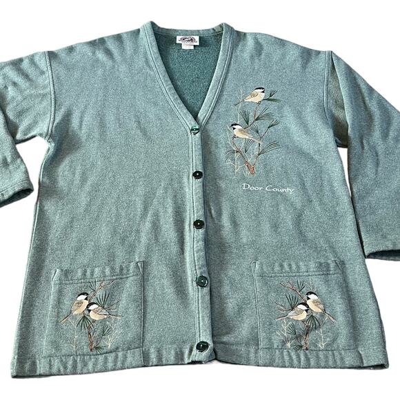 Northern Woods Clothing Co. Door County Wisconsin Cardigan Shacket Sz L - Picture 2 of 5